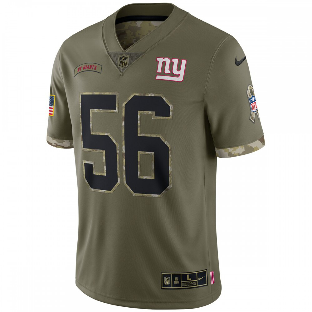 Lawrence Taylor New York Giants 2022 Salute To Service Retired Player Limited Jersey - Olive-GridironStore